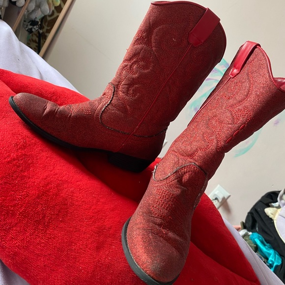 Girls glitter cowboy boots - Picture 2 of 5